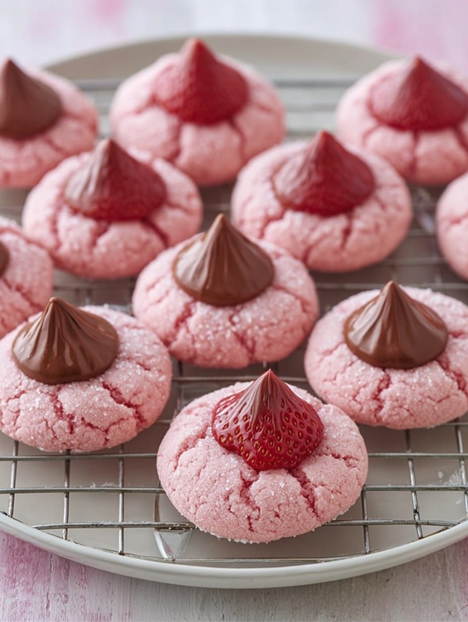 Strawberry Kiss Cookies