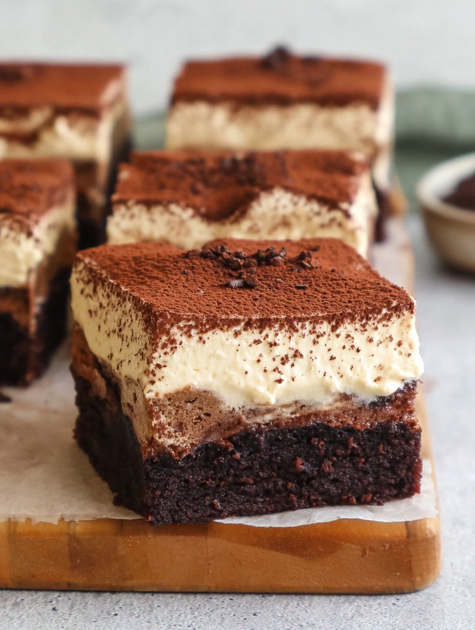 Tiramisu Brownies