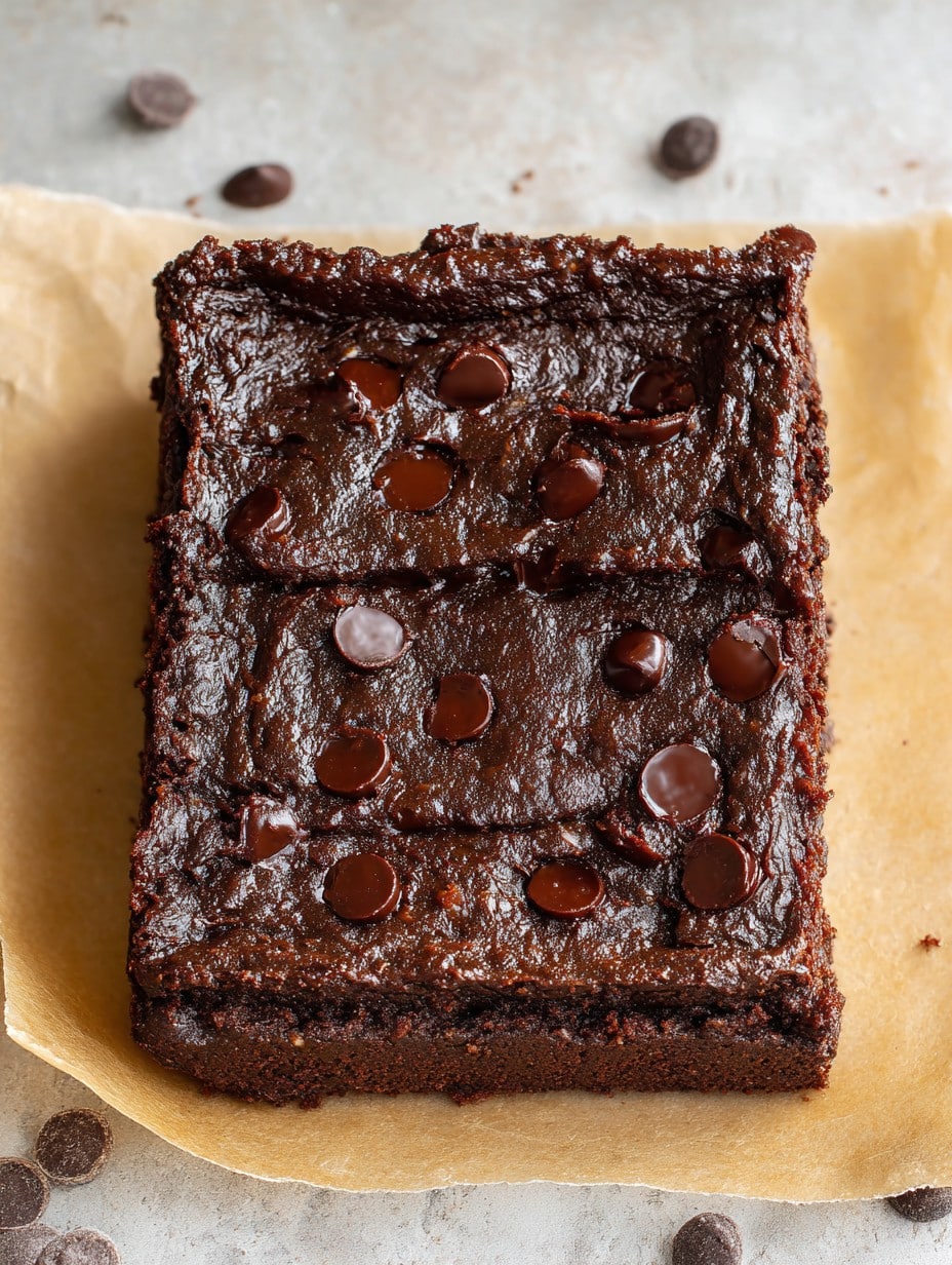Vegan Flourless Banana Brownies