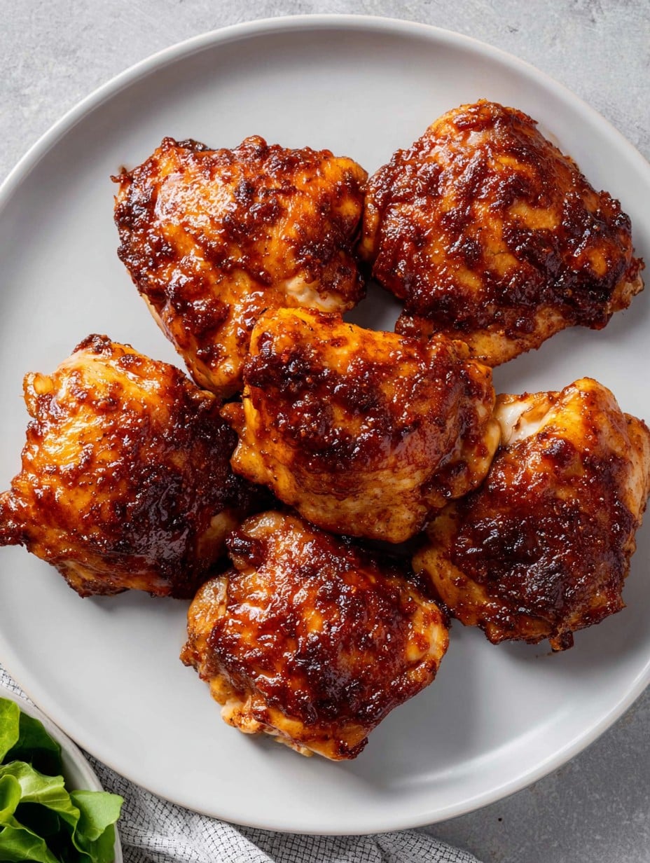 Air Fryer BBQ Chicken Thighs