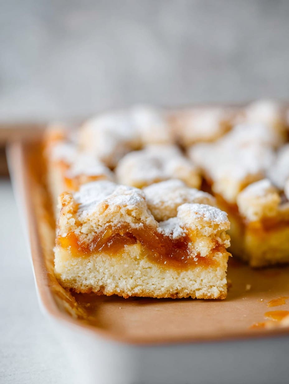 Apricot Shortbread Bars