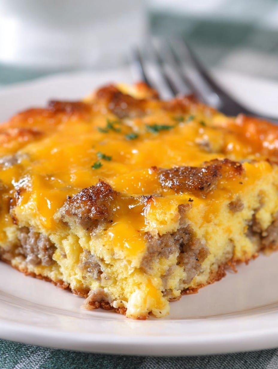 Cheesy Sausage Breakfast Casserole