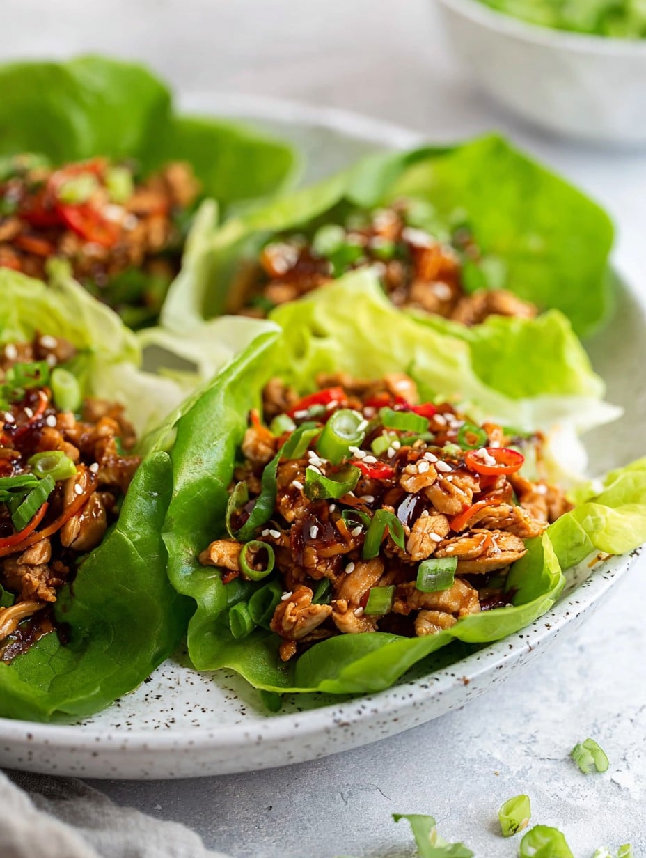 Chicken Lettuce Wraps