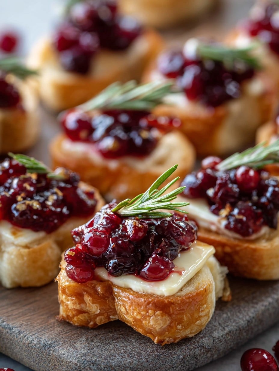 Cranberry Brie Bites