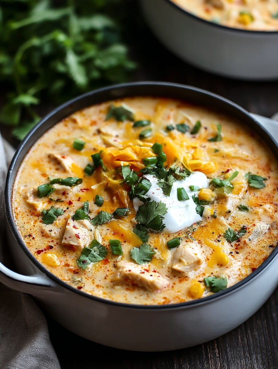 Creamy Chicken Enchilada Soup