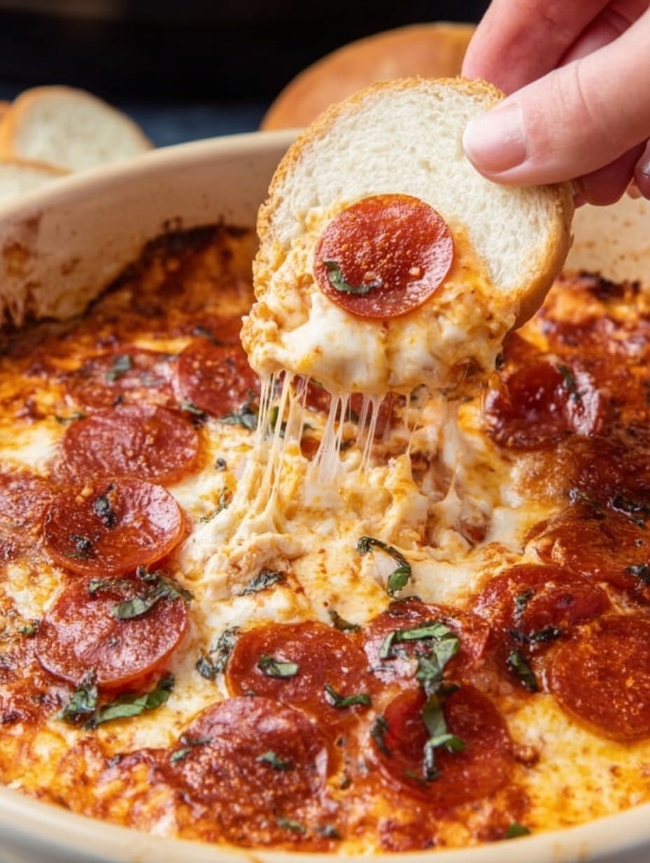 Crock Pot Pizza Dip