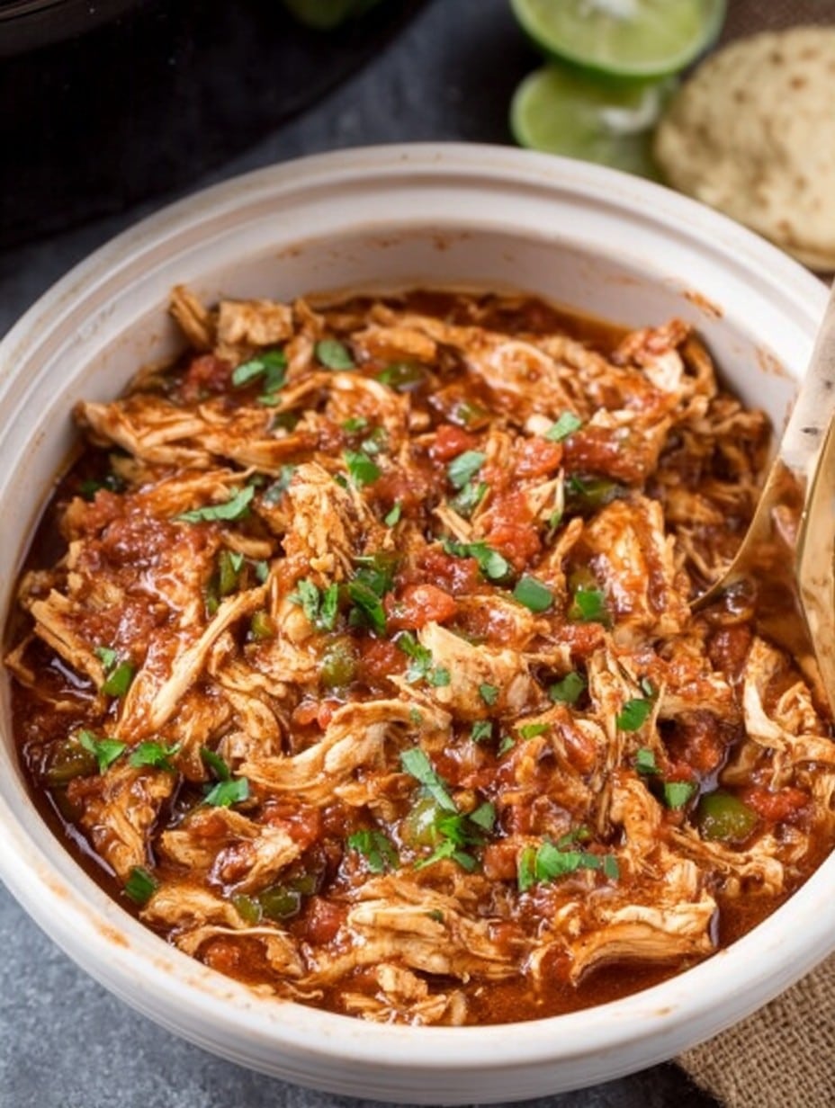 Crockpot Salsa Chicken