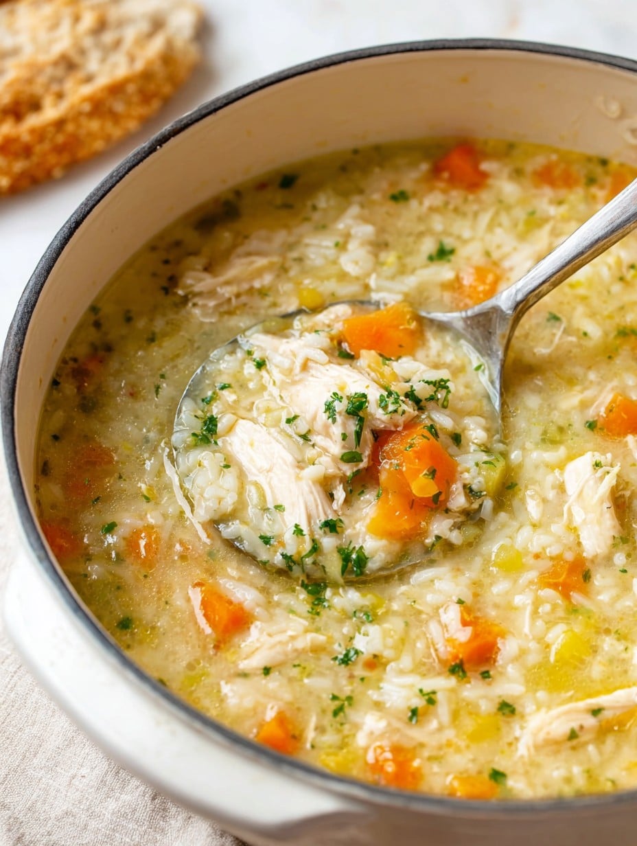 Easy Chicken and Rice Soup
