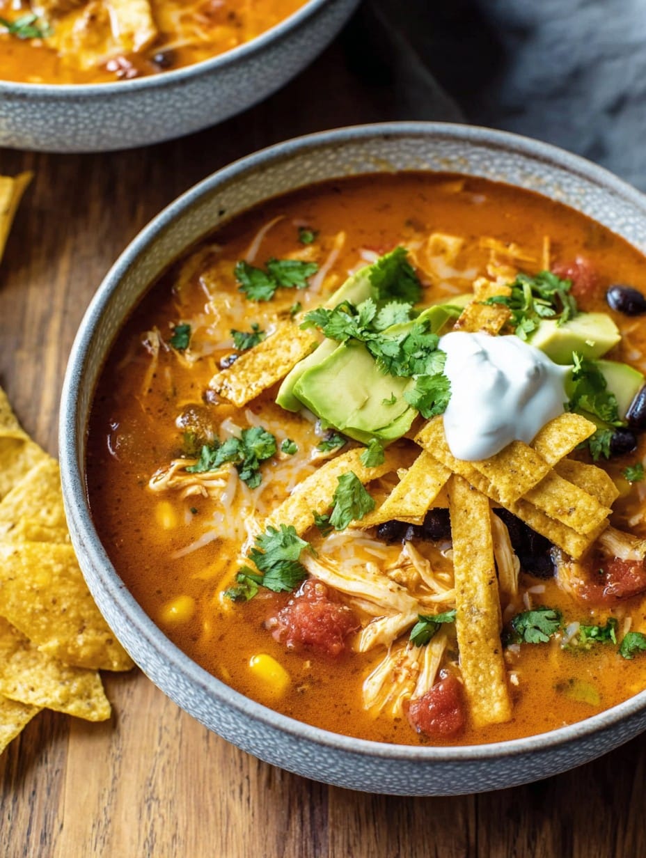 Easy Chicken Tortilla Soup