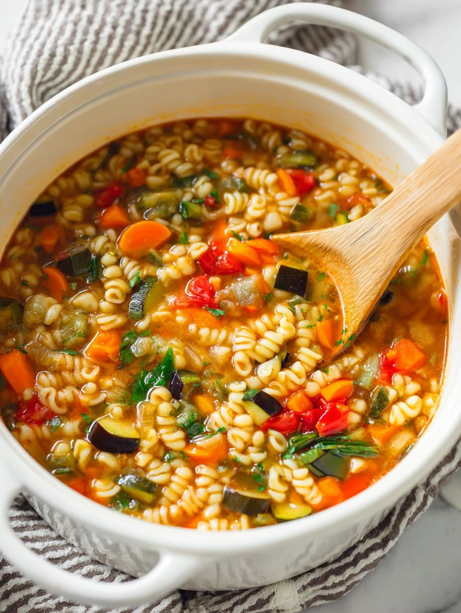 Easy Vegetable Pasta Soup