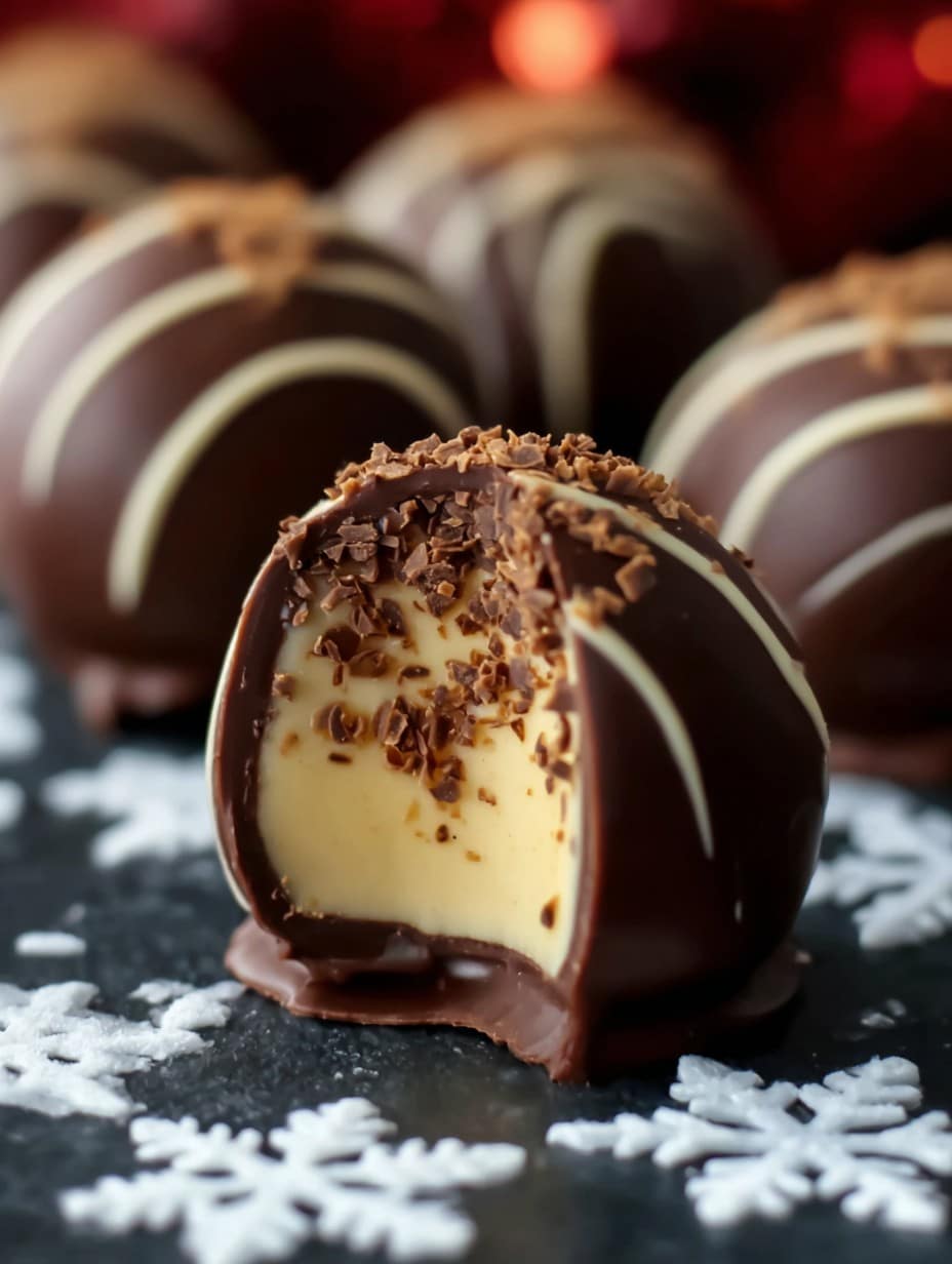 Eggnog Truffles Easy – Rich Holiday Truffles Coated in Dark Chocolate