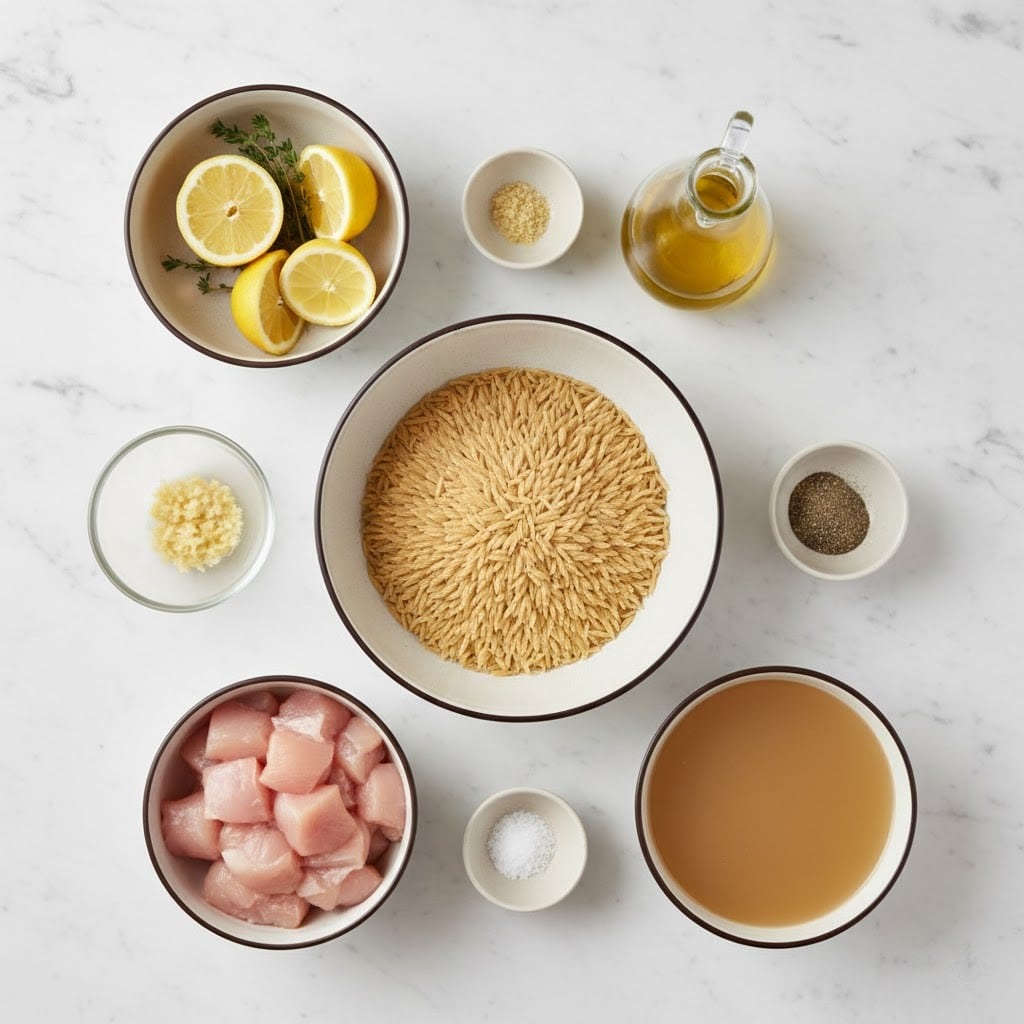 Lemon Chicken Orzo (One Pot!)