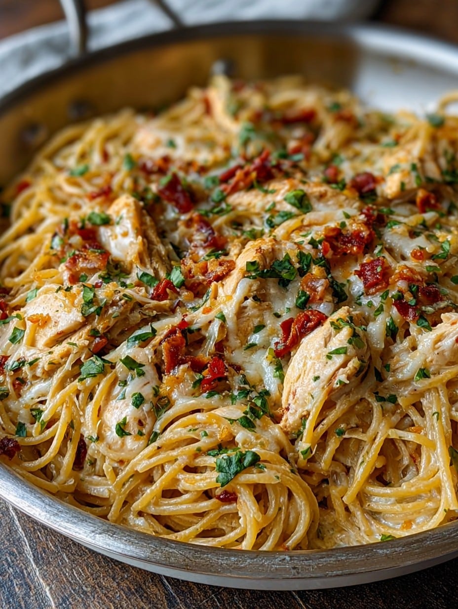 Monterey Chicken Spaghetti