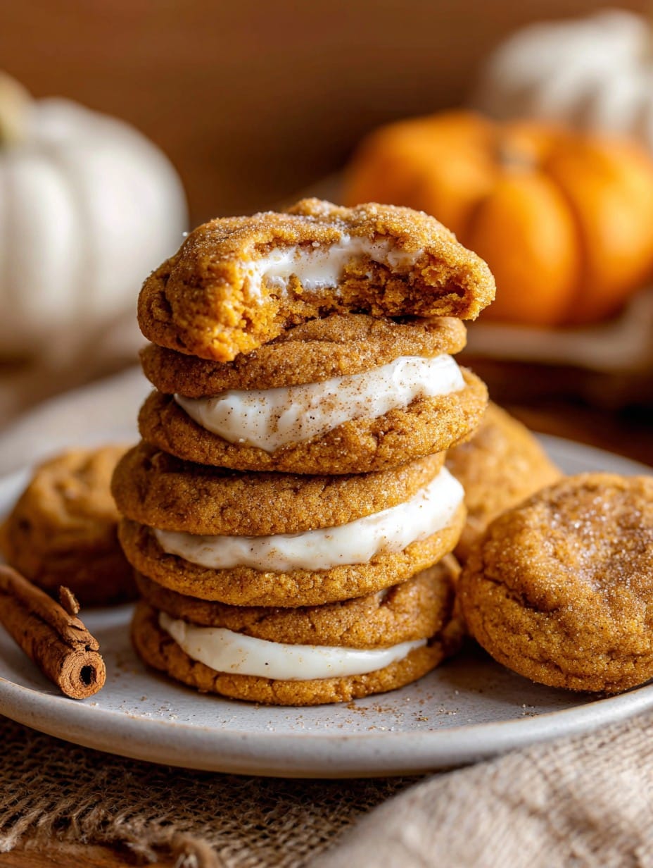 Pumpkin Cheesecake Cookies