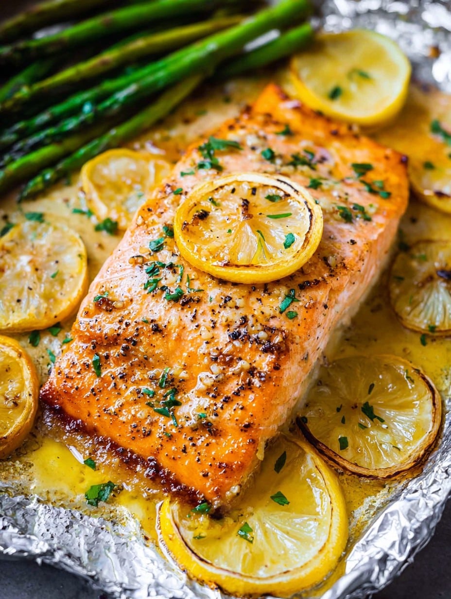 Sheet Pan Lemon Garlic Butter Salmon