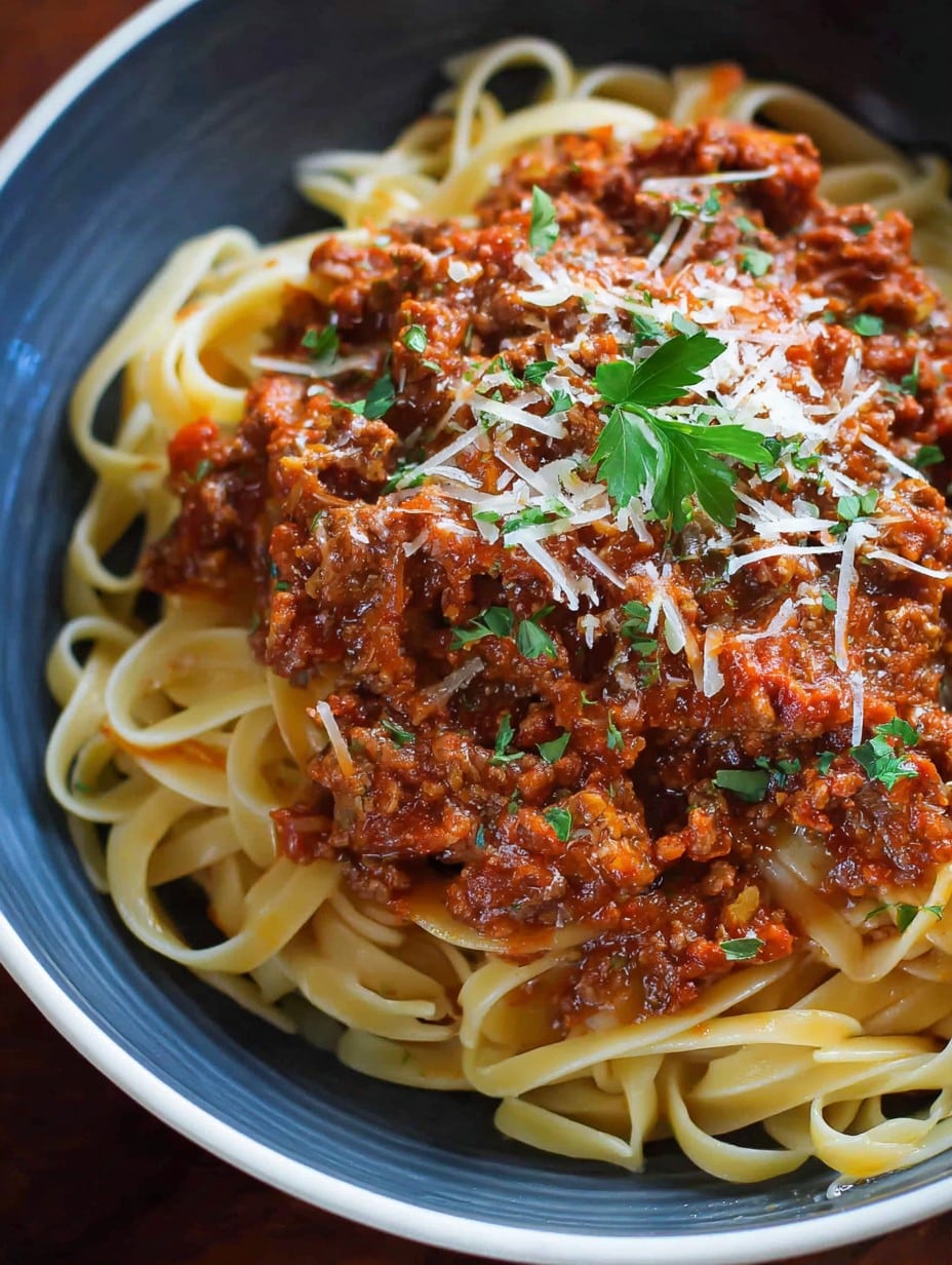 Slow Cooker Bolognese Sauce