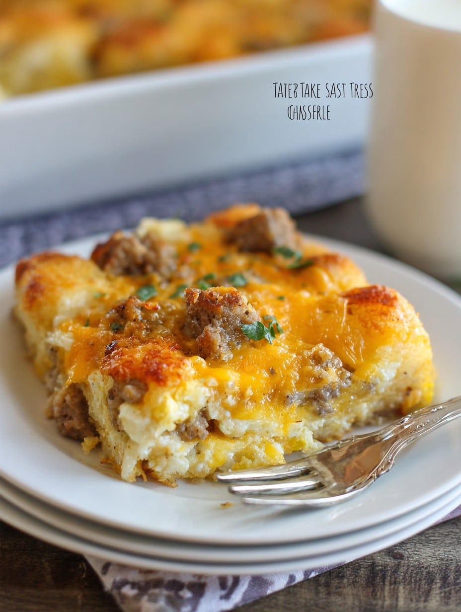 Tater Tot Sausage Breakfast Casserole