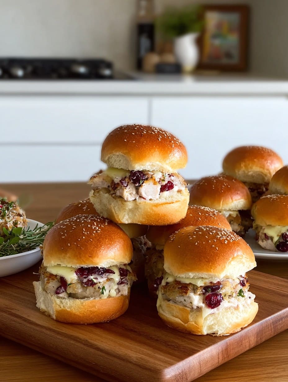 Turkey Cranberry Sliders