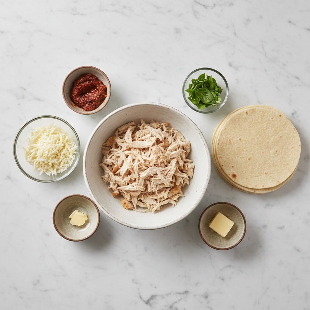 Air Fryer Chicken & Mozzarella Wraps