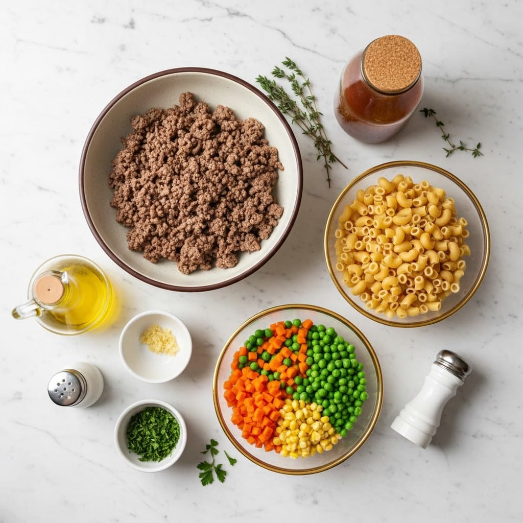 Beef and Macaroni Soup