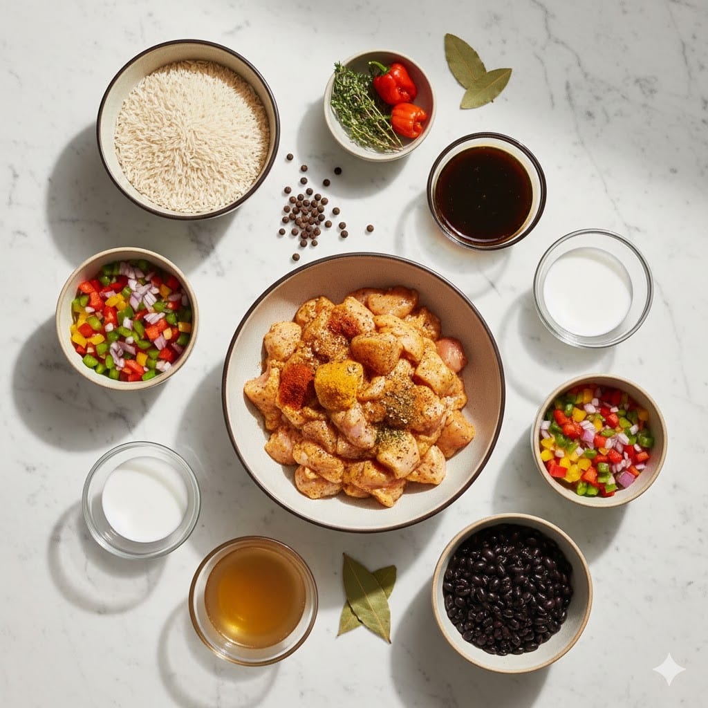 Caribbean Chicken and Rice
