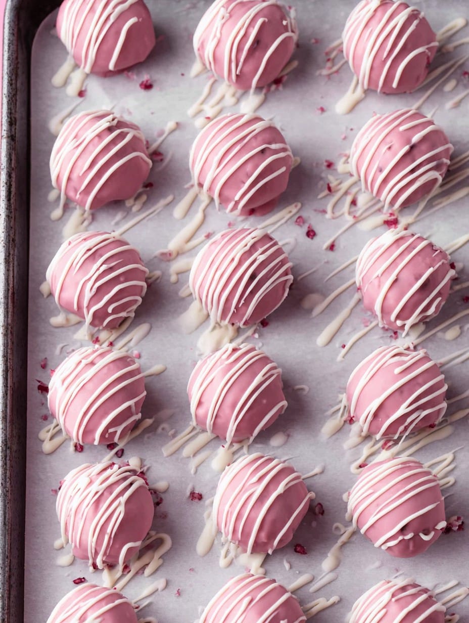Cherry Chip Cheesecake Bites