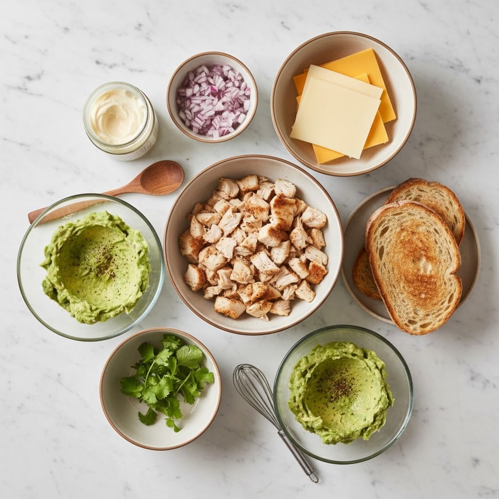 Chicken Avocado Melt Sandwich