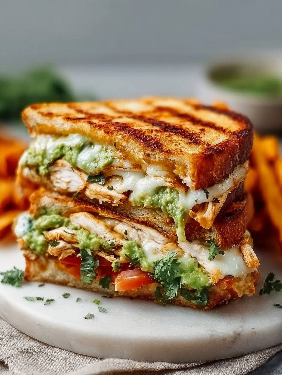 Chicken Avocado Melt Sandwich