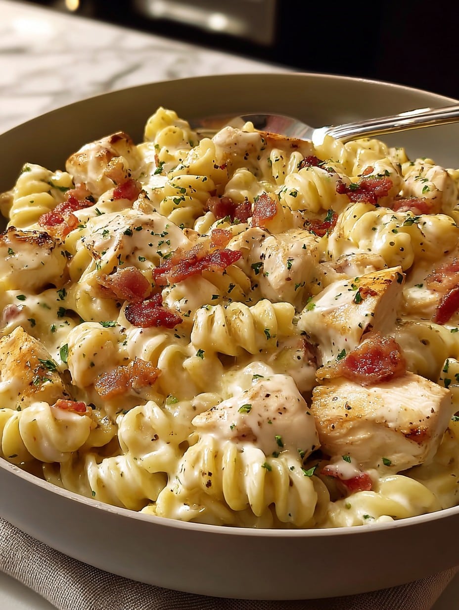 Chicken Bacon Ranch Pasta