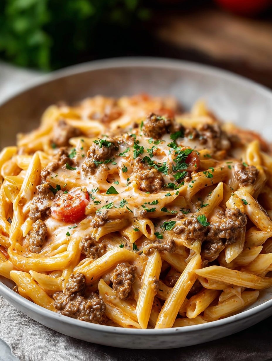 Creamy Beef Pasta Recipe