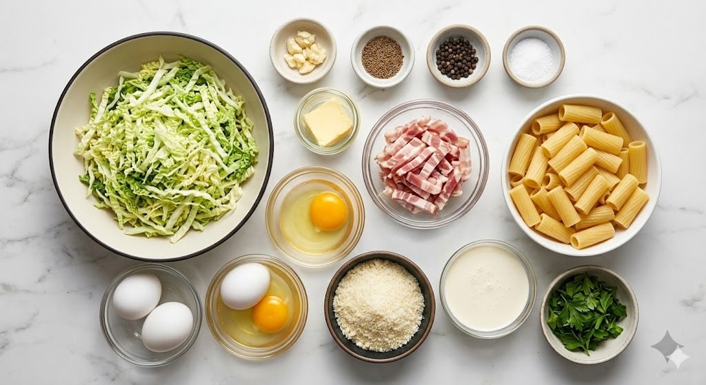 Creamy Cabbage Carbonara