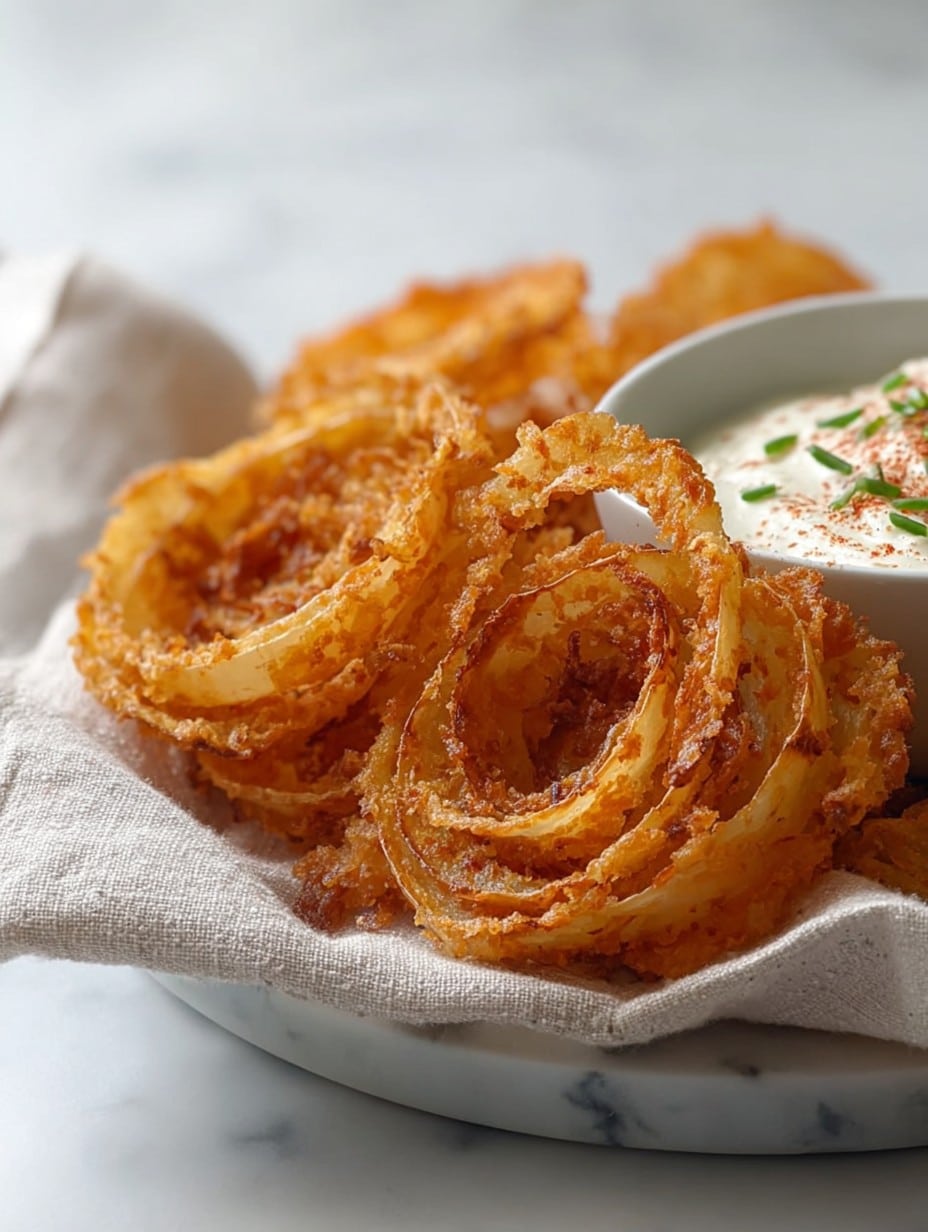 Crispy Onion Ring Chips