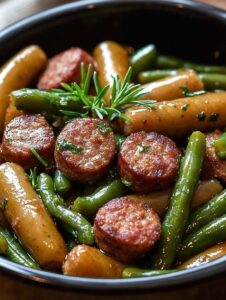 crockpot sausage green beans the mystery herb 0 20260223 215105