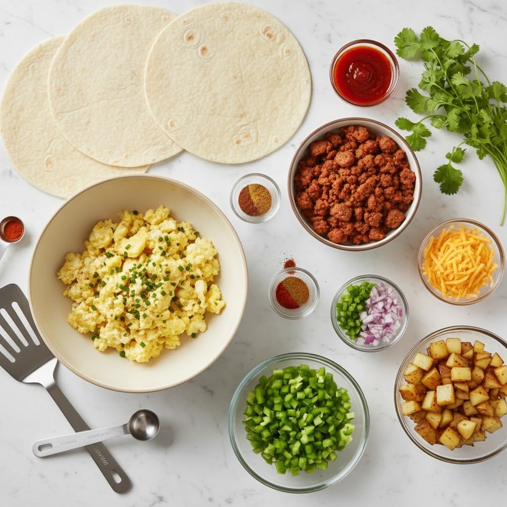 Easy Make-Ahead Breakfast Burritos Freezer Meal Prep