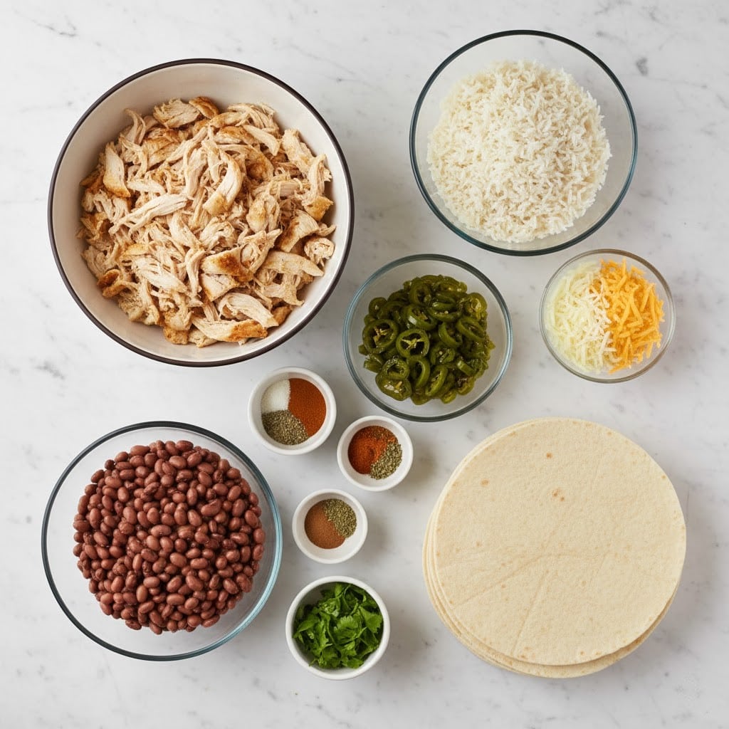 Easy Make-Ahead Green Chili Burritos Freezer Meal Prep