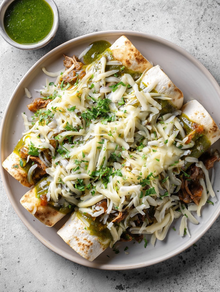 Easy Make-Ahead Green Chili Burritos Freezer Meal Prep