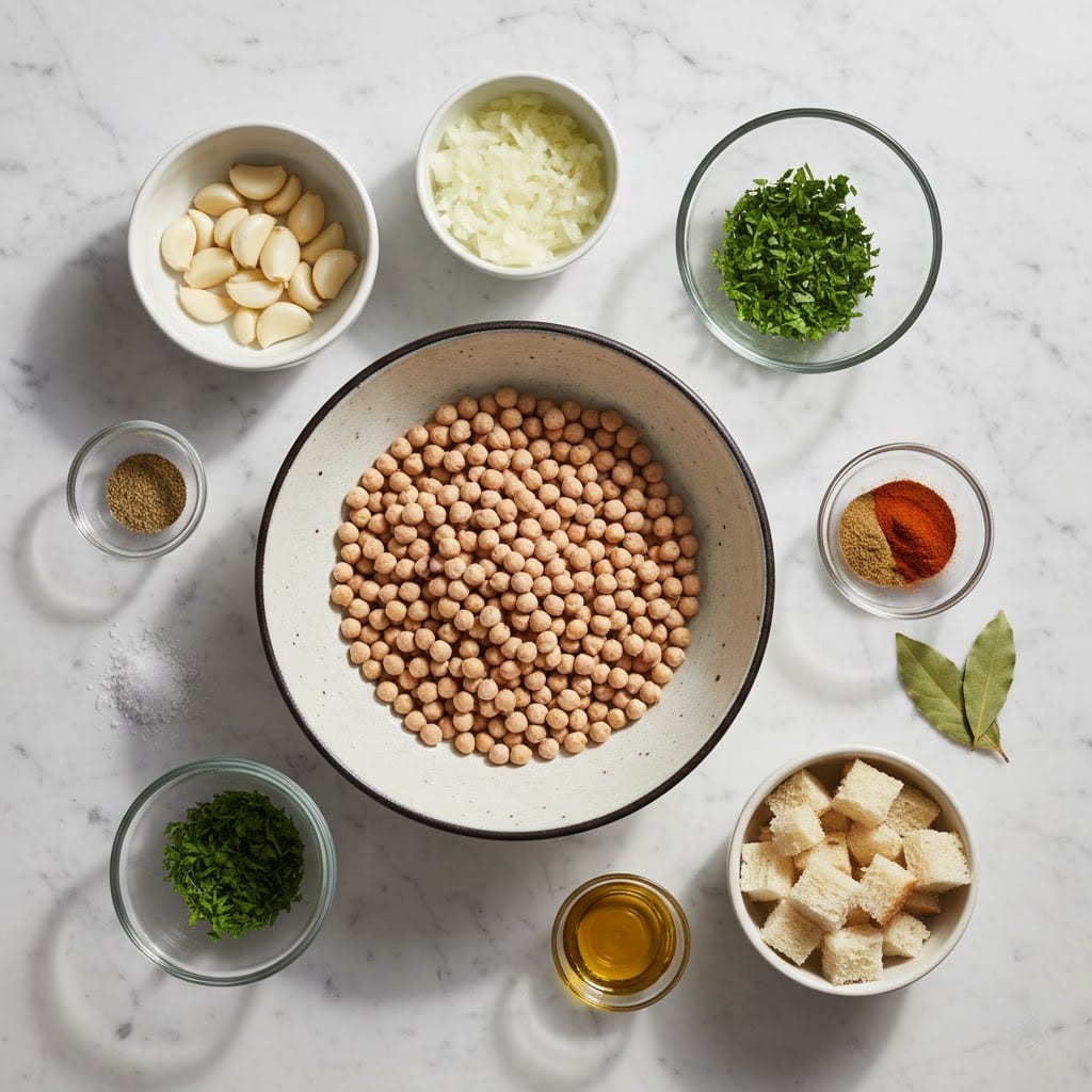 Garlic Chickpea Soup