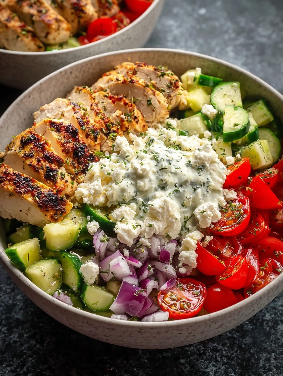 Greek Chicken Bowls