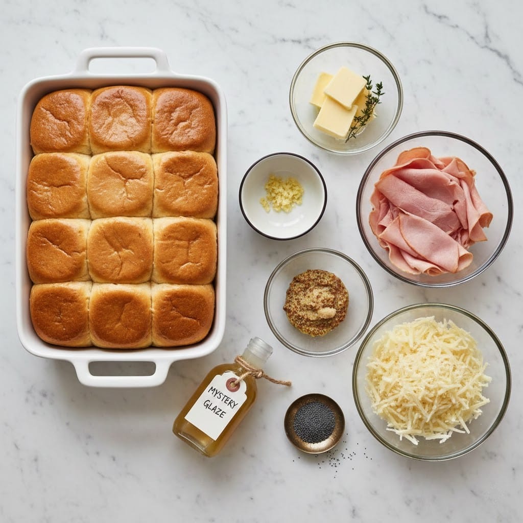 Ham and Swiss Hawaiian Rolls for Crowd-Pleasing Brunches (With a Mystery Glaze)