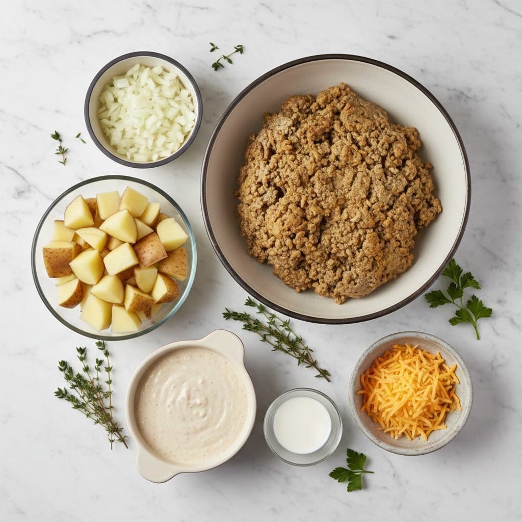 Hamburger Potato Casserole Recipe