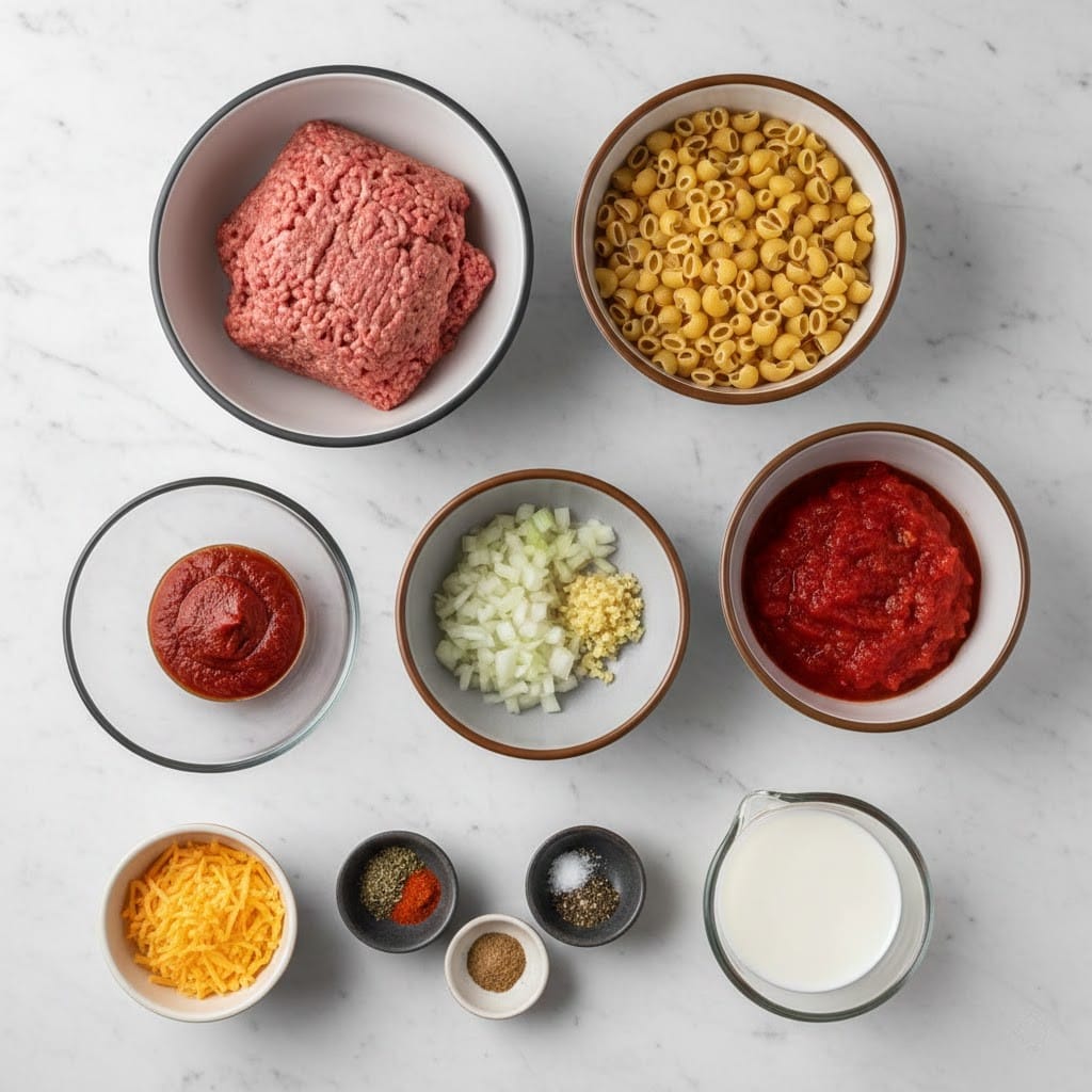Healthier Homemade One Pot Hamburger Helper