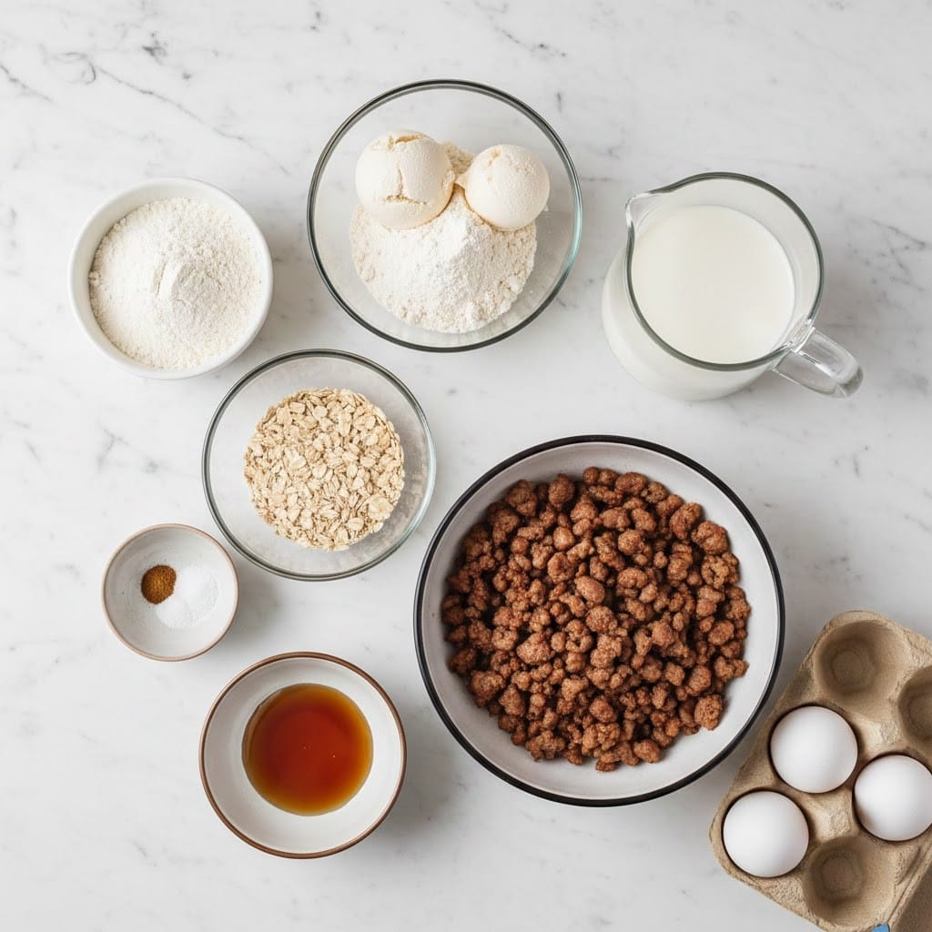 High-Protein Pancake Sausage Mini Muffins