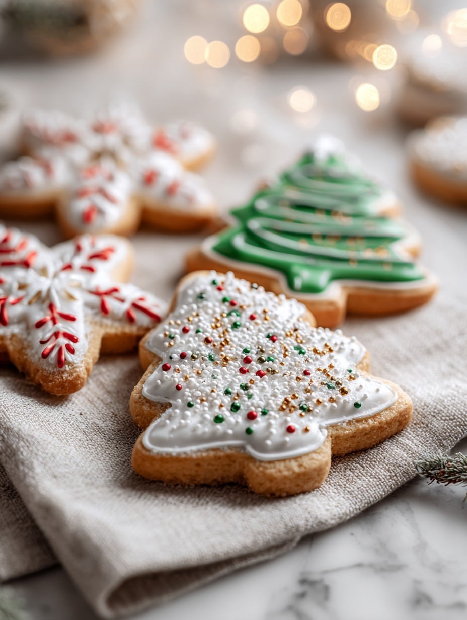 Holiday-Themed Decorated Sugar Cookies