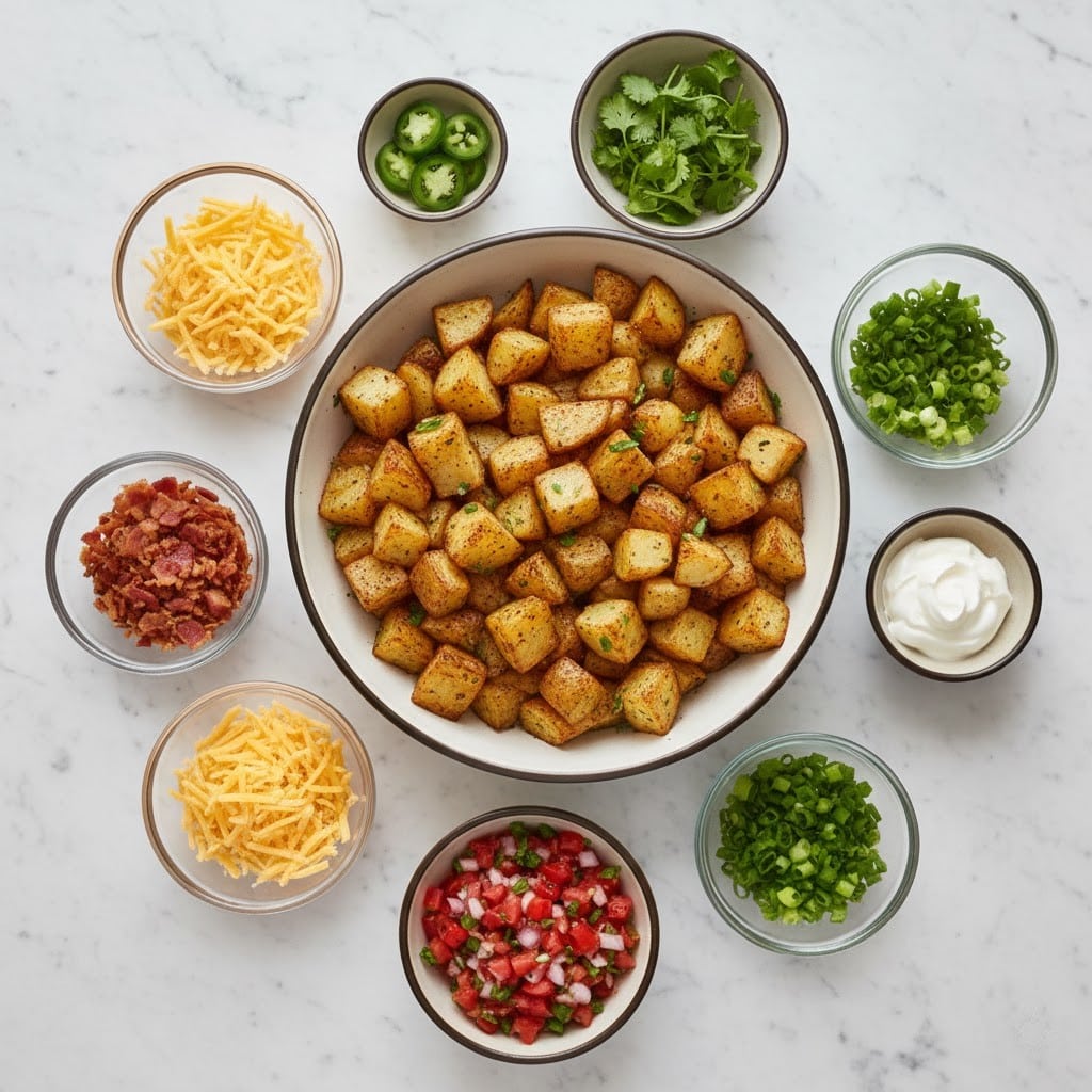 Loaded Potato Taco Bowl