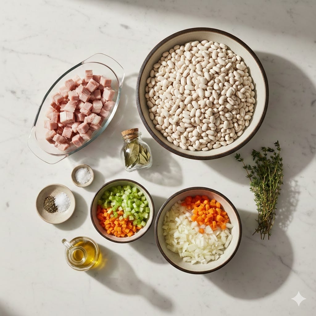 Old-Fashioned Ham and Bean Soup