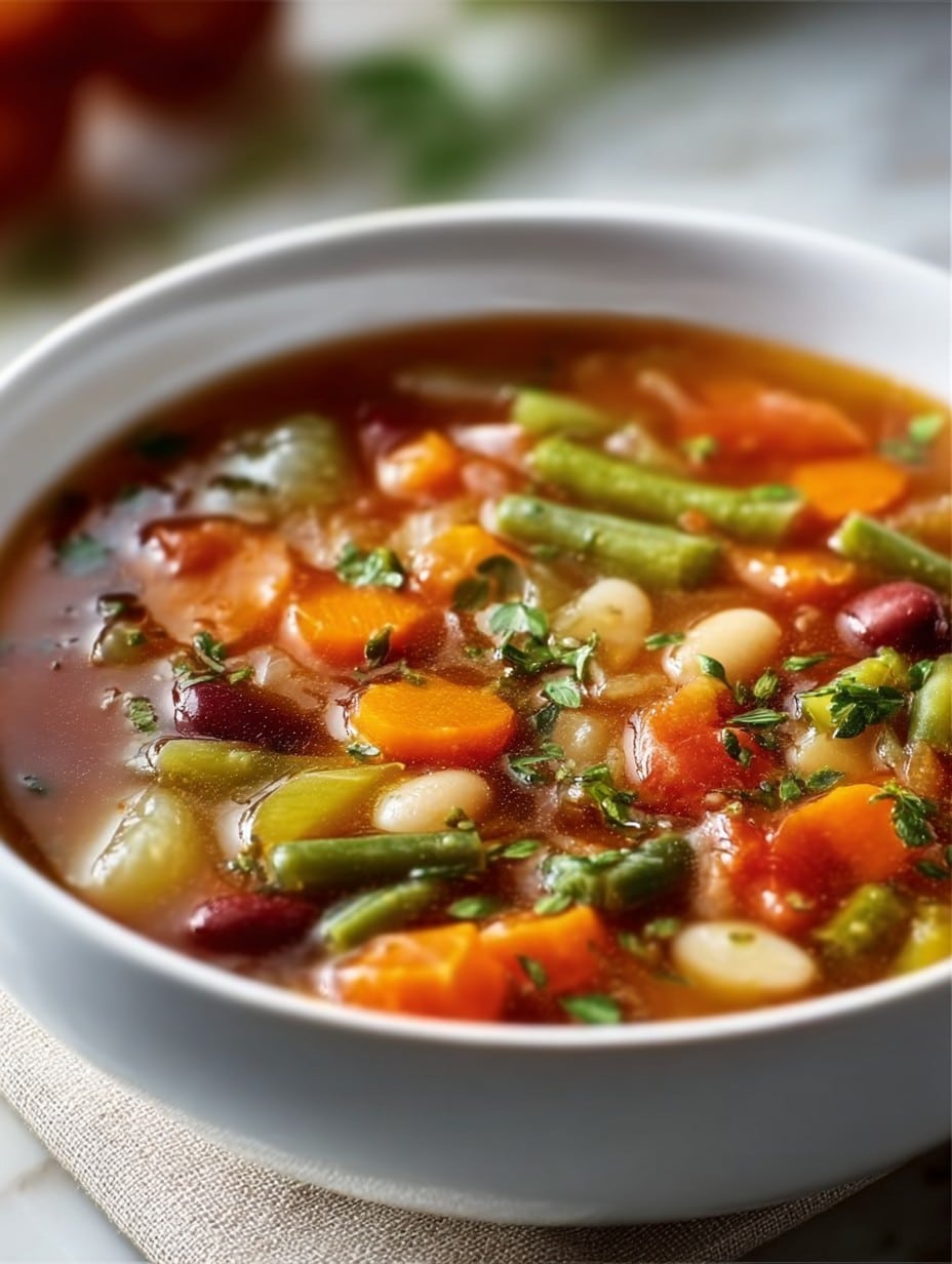 Olive Garden Inspired Vegetable Soup