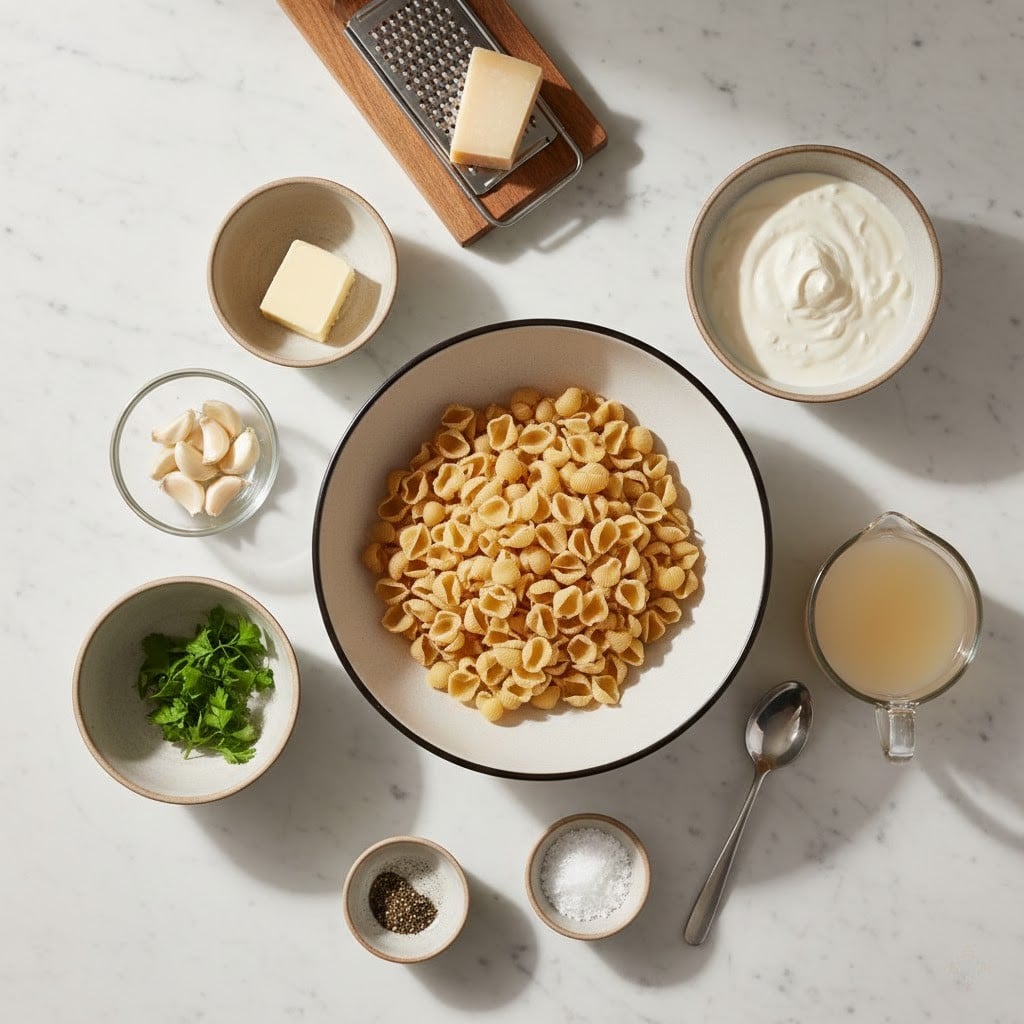 One Pot Creamy Garlic Pasta
