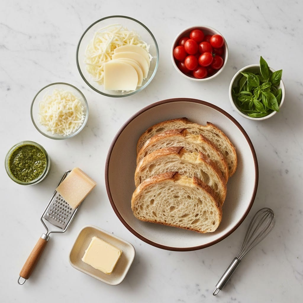Pesto Grilled Cheese