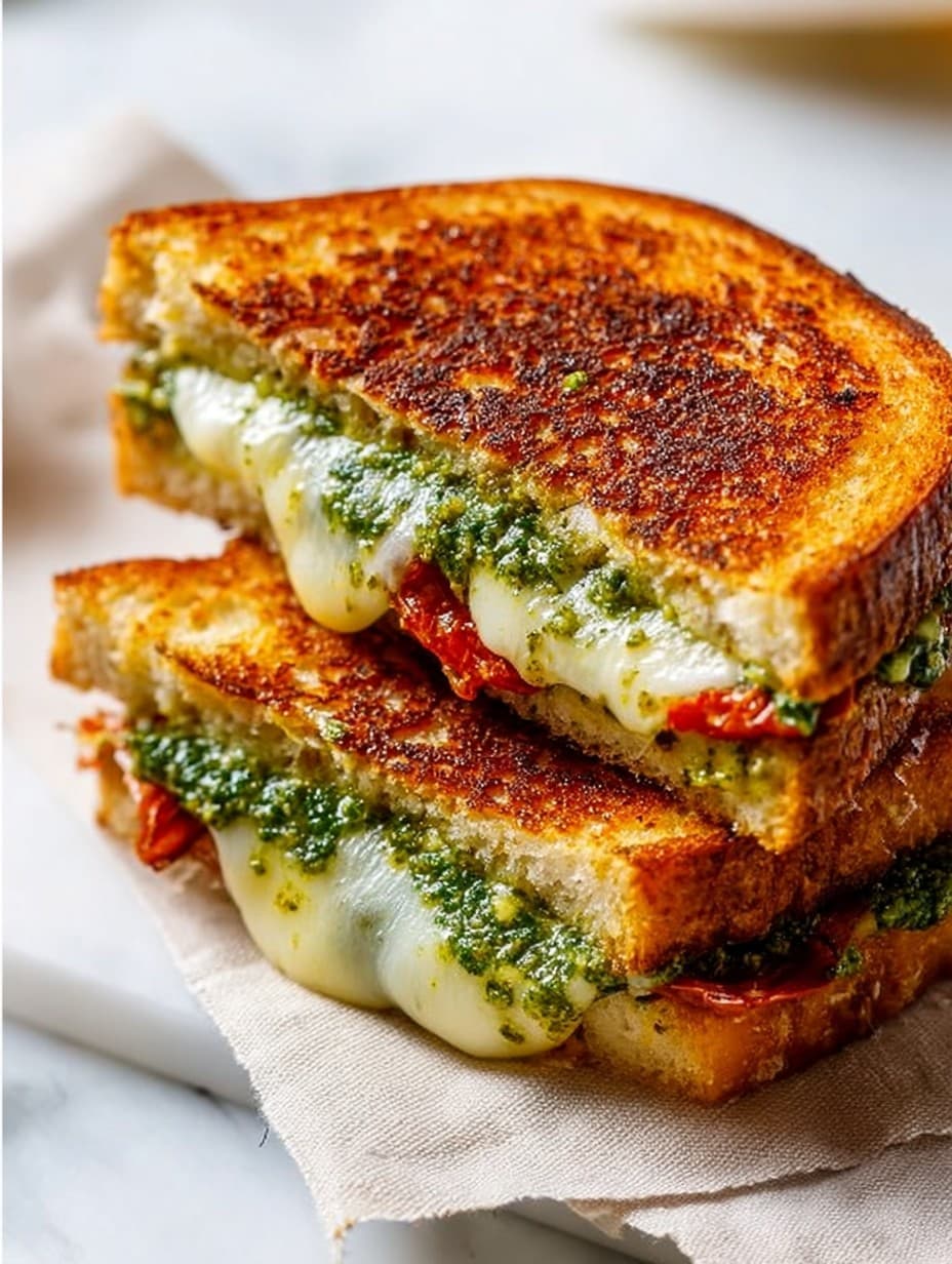 Pesto Grilled Cheese