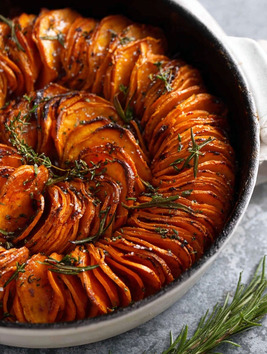 Spiral Sweet Potato Bake